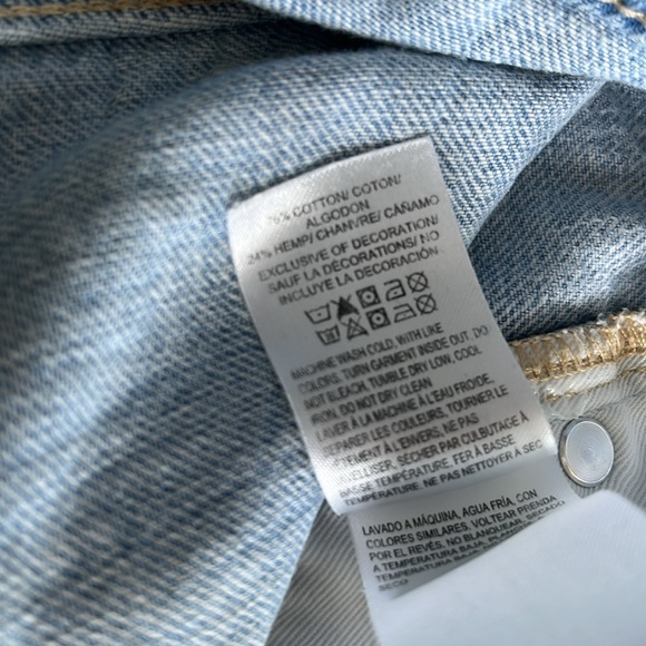 Lucky Brand embroidered jean shorts 6 28 90’s midi - Picture 8 of 8